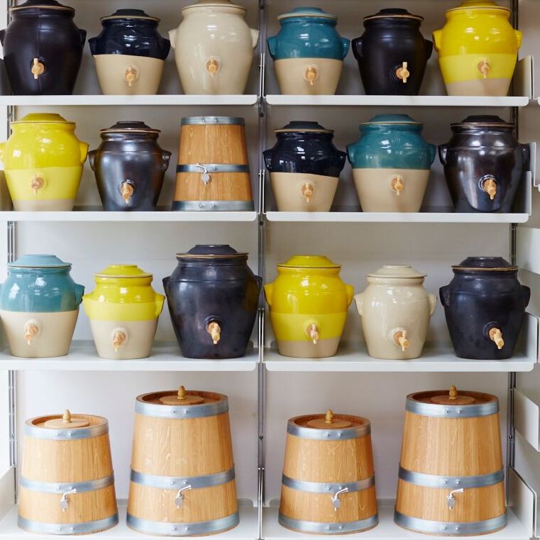 Vinegar Pots & Barrels