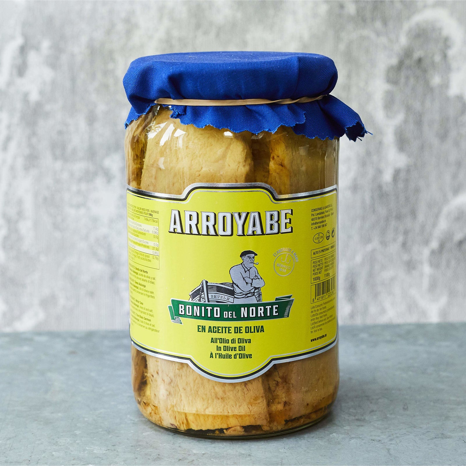 Bonito del Norte in olive oil - 2 kilo Jar - Vinegar Shed