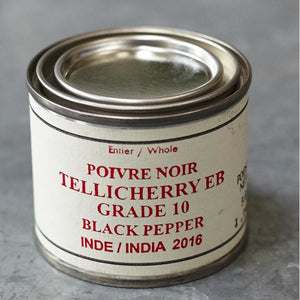 Épices De Cru Tellicherry EB Grade 10 Black Pepper - Vinegar Shed